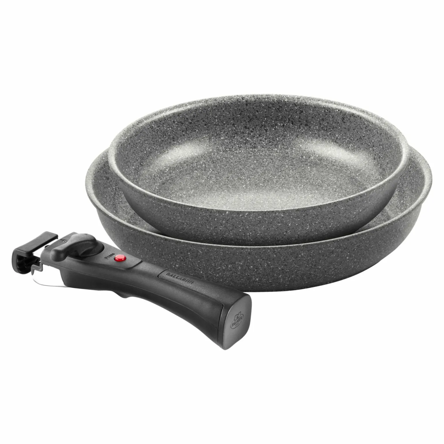 BALLARINI Bratpfannenset 3-tlg. schwarzgrau