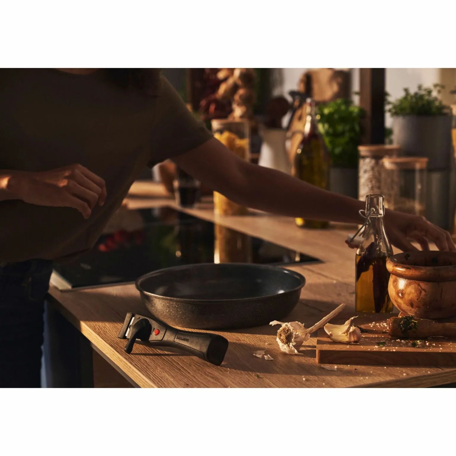 BALLARINI Bratpfannenset 3-tlg. schwarzgrau