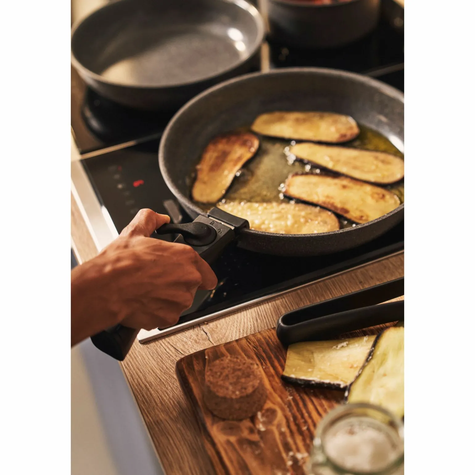 BALLARINI Bratpfannenset 3-tlg. schwarzgrau