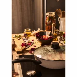 BALLARINI Schmorpfanne mit Deckel 28cm beigeschwarz