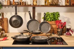 BALLARINI Schmorpfanne mit Deckel 28cm schwarz