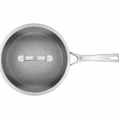 BALLARINI Schmorpfanne mit Deckel 28cm silberfarben