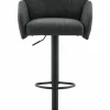 Barhocker drehbar grau