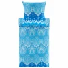 Bassetti Satin-Bettgarnitur blau