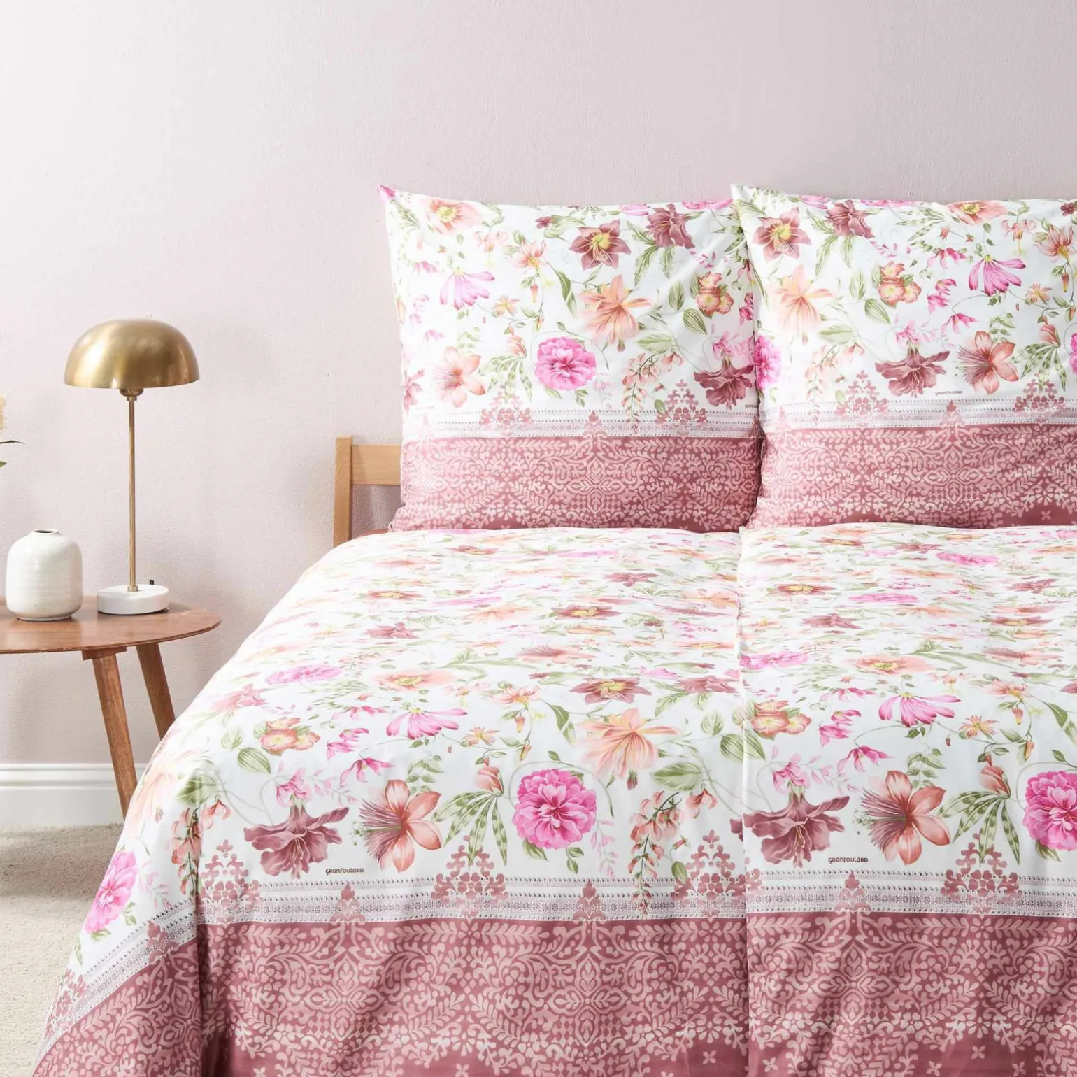 Bassetti Satin-Bettwäsche pink