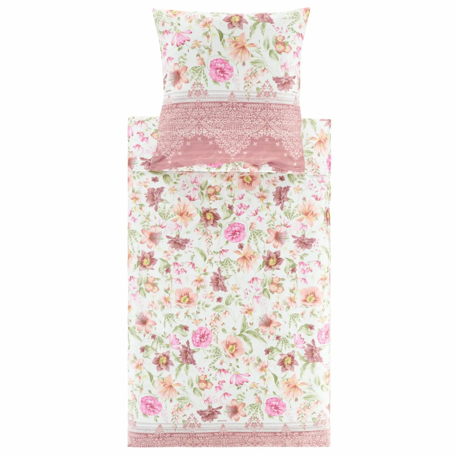 Bassetti Satin-Bettwäsche pink