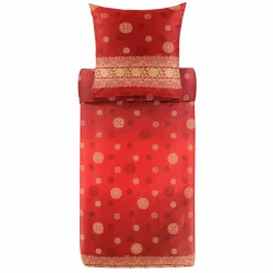 Bassetti Satin-Bettwäsche rot