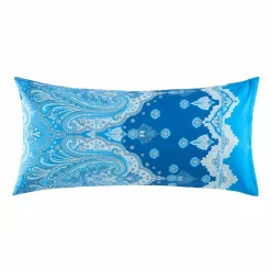 Bassetti Satin-Kissenhülle blau
