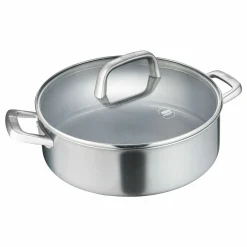 Berndes Servierpfanne 28cm m. Deckel silberfarben