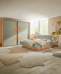 Bettanlage beigegrün