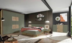 Bettanlage beigegrün