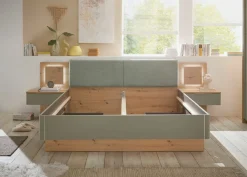 Bettanlage beigegrün