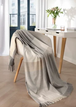 Biederlack Plaid grau