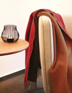 Biederlack Plaid mehrfarbigbraunrot