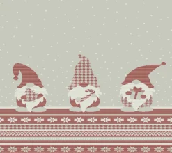 Biederlack Wohndecke graurot