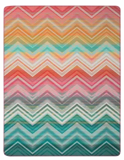 Biederlack Wohndecke mehrfarbig