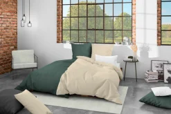 Bierbaum Biber-Bettwäsche schwarz