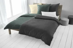 Bierbaum Biber-Bettwäsche schwarz