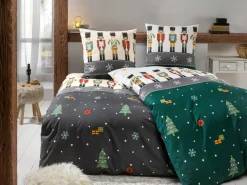 Bierbaum Biber-Bettwäsche schwarz