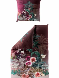 Bierbaum Mako-Satin-Bettwäsche rot