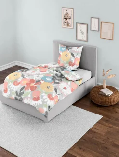 Bierbaum Mako-Satin-Bettwäsche mehrfarbig