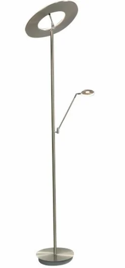 B-Leuchten LED - Stehleuchte silberfarben