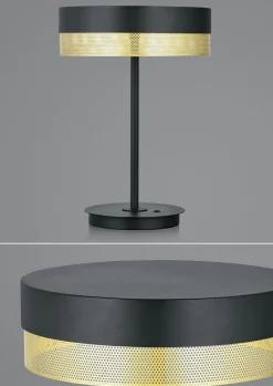 B-Leuchten LED - Tischleuchte 1flg schwarz