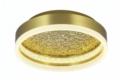 B-Leuchten LED-Deckenleuchte 1flg goldfarben