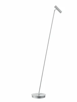 B-Leuchten LED-Stehleuchte 1flg silberfarben