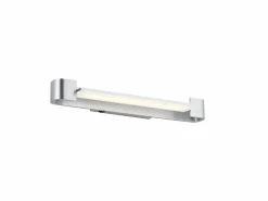 B-Leuchten LED-Wandleuchte 1flg silberfarben