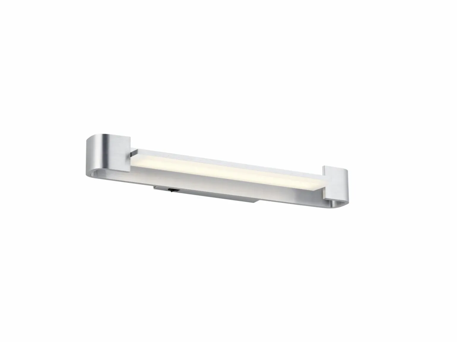 B-Leuchten LED-Wandleuchte 1flg silberfarben
