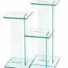 Blumensäule transparent
