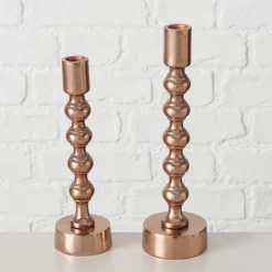 Boltze Kerzenleuchter goldfarbenpink