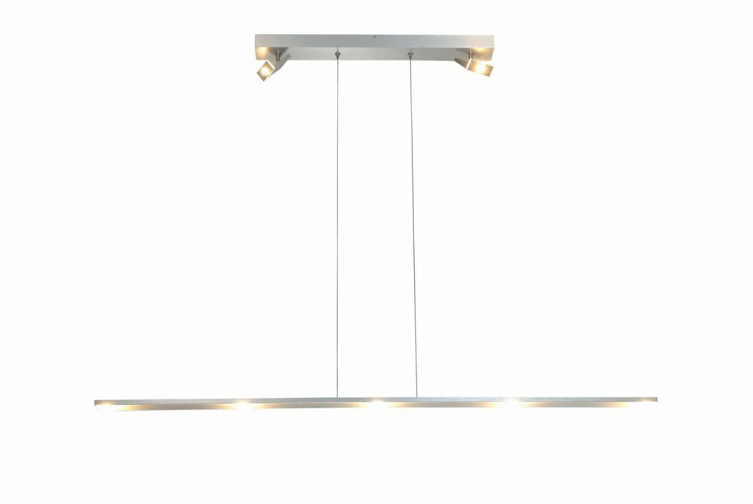 Bopp Leuchten LED-Pendelleuchte 9flg silberfarben