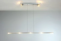 Bopp Leuchten LED-Pendelleuchte 9flg silberfarben