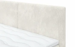 Boxspringbett beige