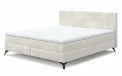 Boxspringbett beige