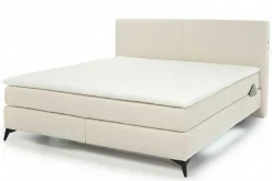 Boxspringbett beige