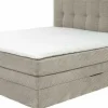 Boxspringbett beige