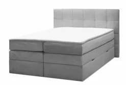 Boxspringbett grau