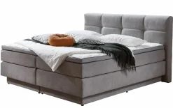 Boxspringbett grau