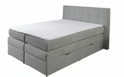 Boxspringbett grau