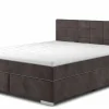 Boxspringbett grau