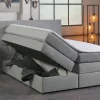 Boxspringbett grau