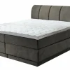 Boxspringbett grau