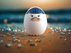 Brainstream Seehund PiepEi mehrfarbig