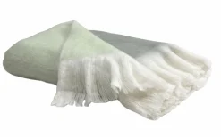 casa NOVA Acryl Fransendecke mehrfarbiggrün