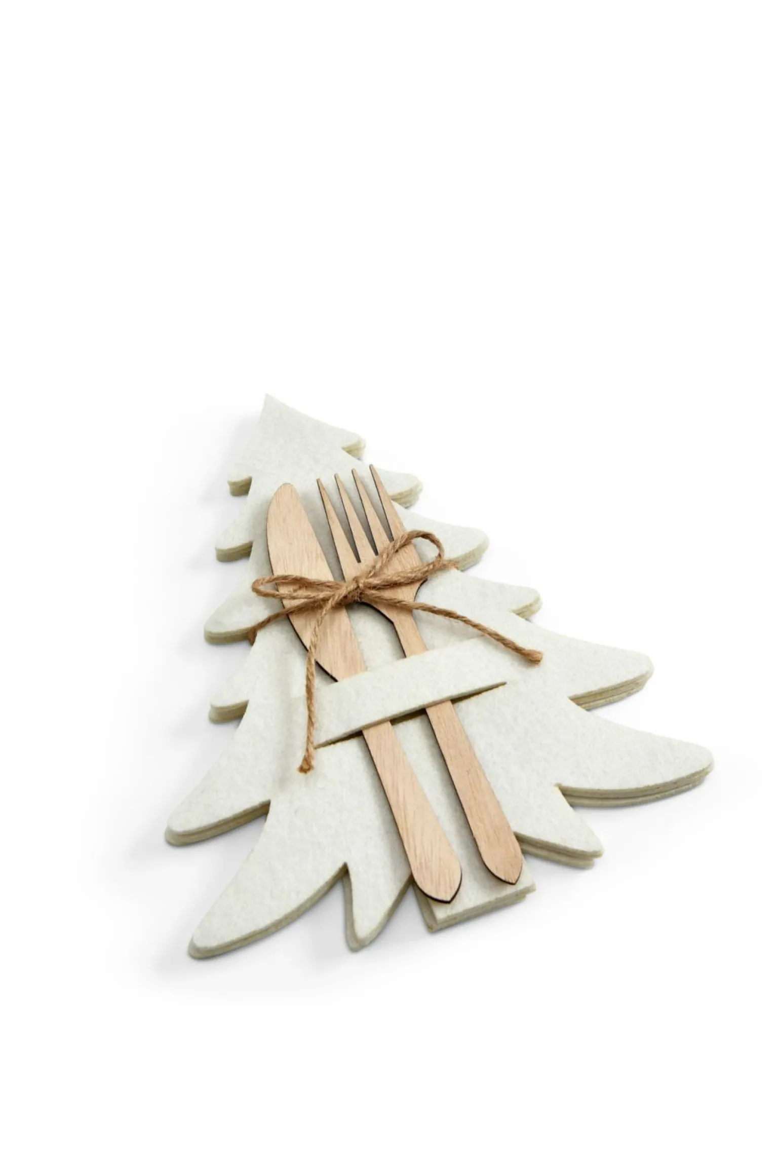 casa NOVA Besteck-Tasche weiß