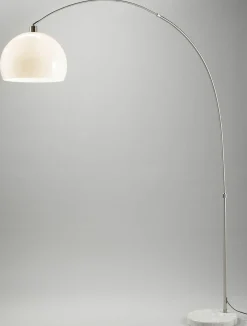 casa NOVA Bogen -Stehleuchte silberfarben