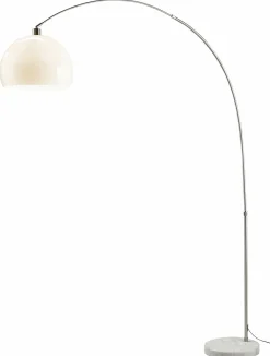 casa NOVA Bogen -Stehleuchte silberfarben